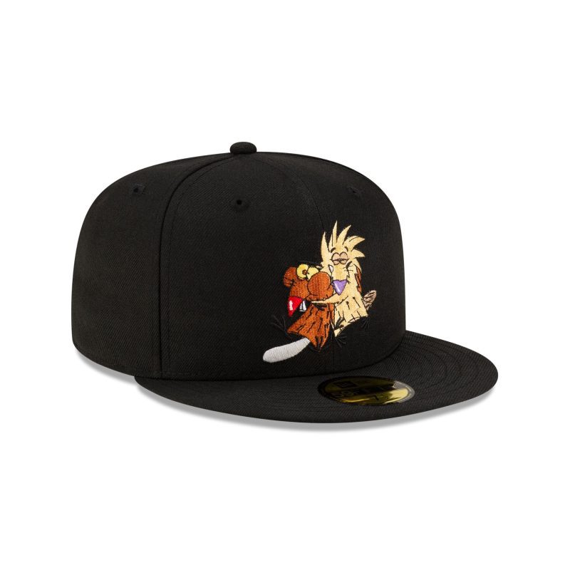 70444319 59FIFTY ANGRYBEAVERS NICKELODEON BLK 3QR