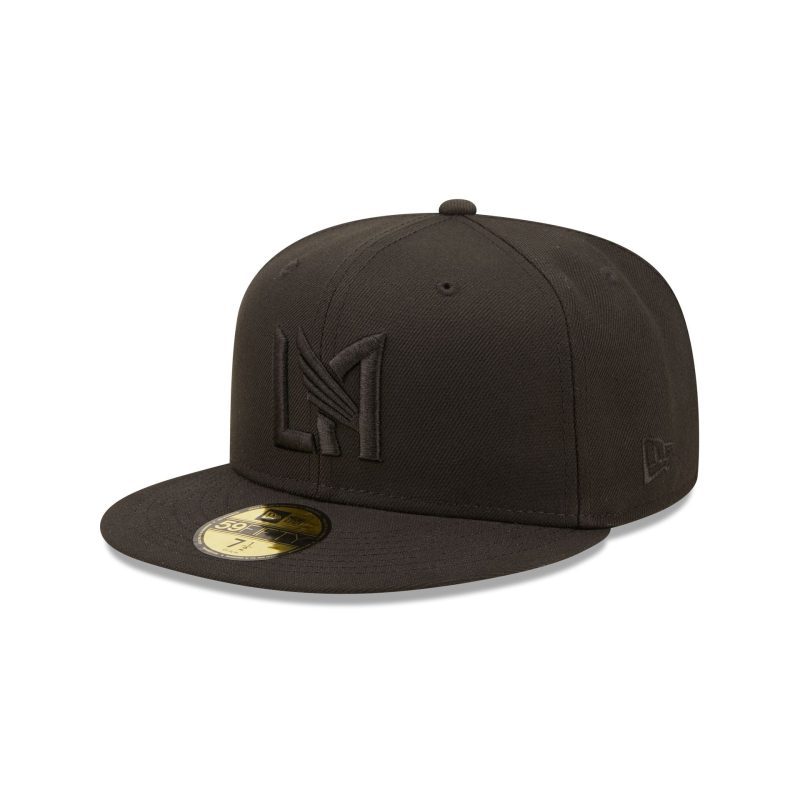 70525384 59FIFTY CUSTOM5950 LAFC BLK 3QL