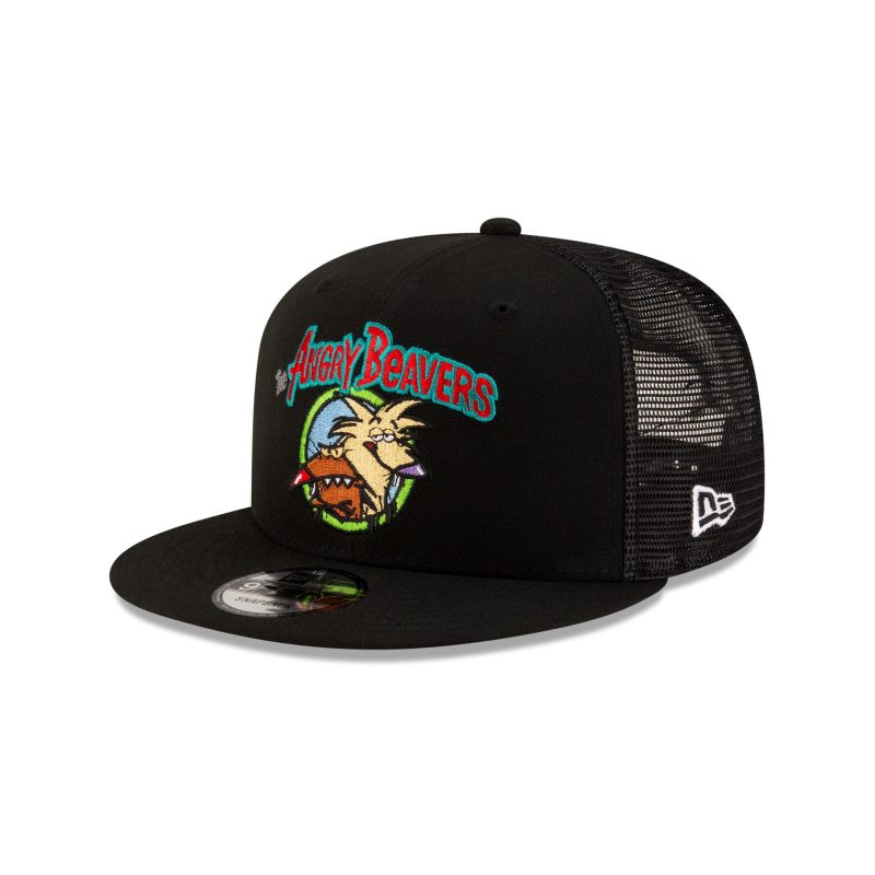 70768086 9FIFTY ANGRYBEAVERS NICKELODEON BLK 3QL