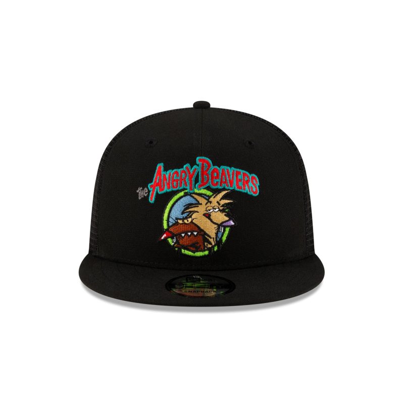 70768086 9FIFTY ANGRYBEAVERS NICKELODEON BLK F