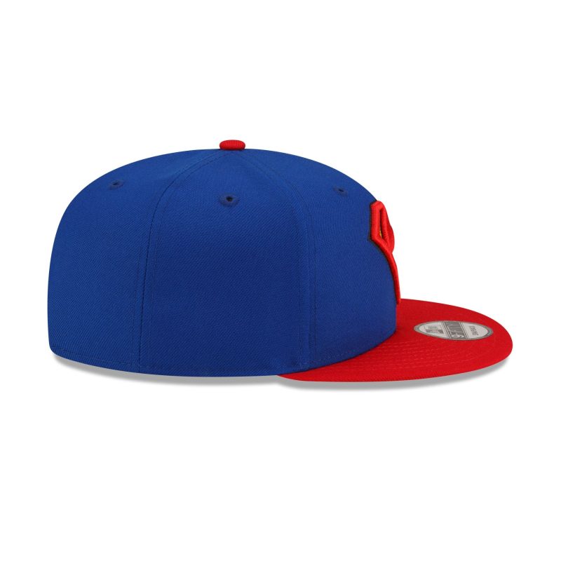 70778267 9FIFTY SUPERHEROES SUPERMAN BLUE RSIDE