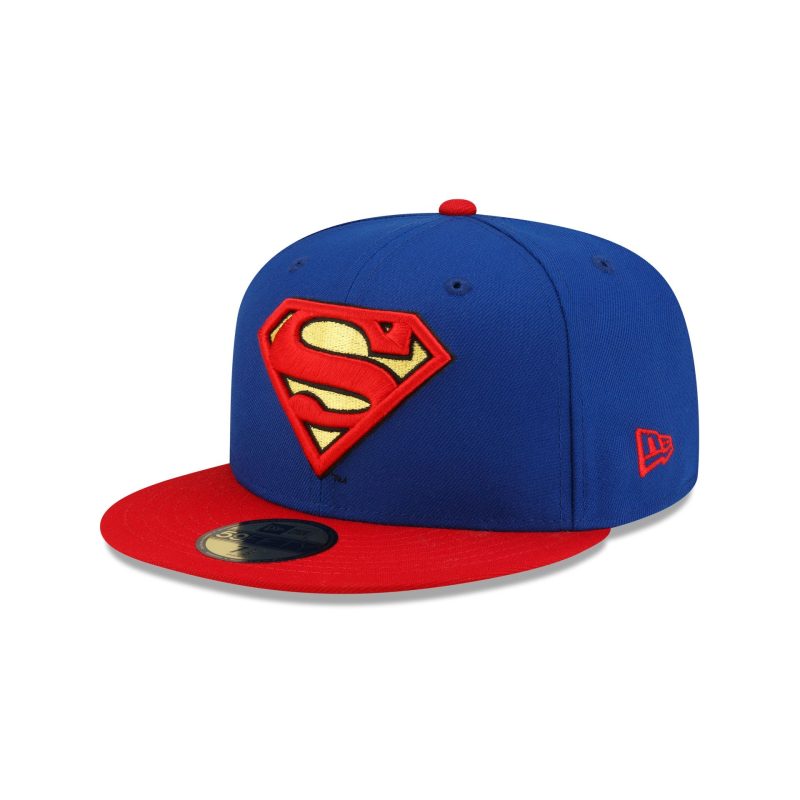 70802343 59FIFTY SUPERHEROES SUPERMAN BLUE 3QL