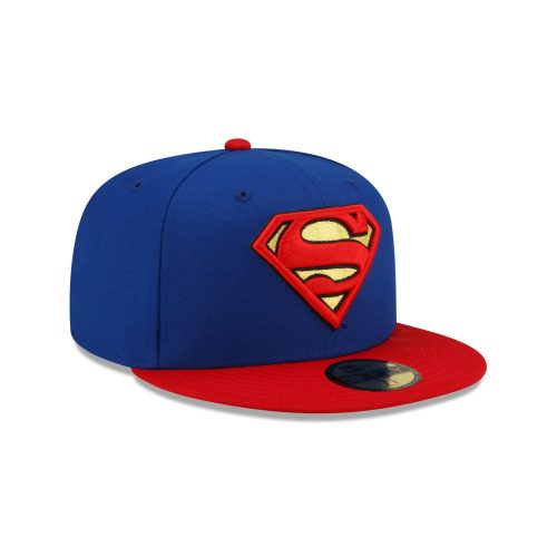 70802343 59FIFTY SUPERHEROES SUPERMAN BLUE 3QR