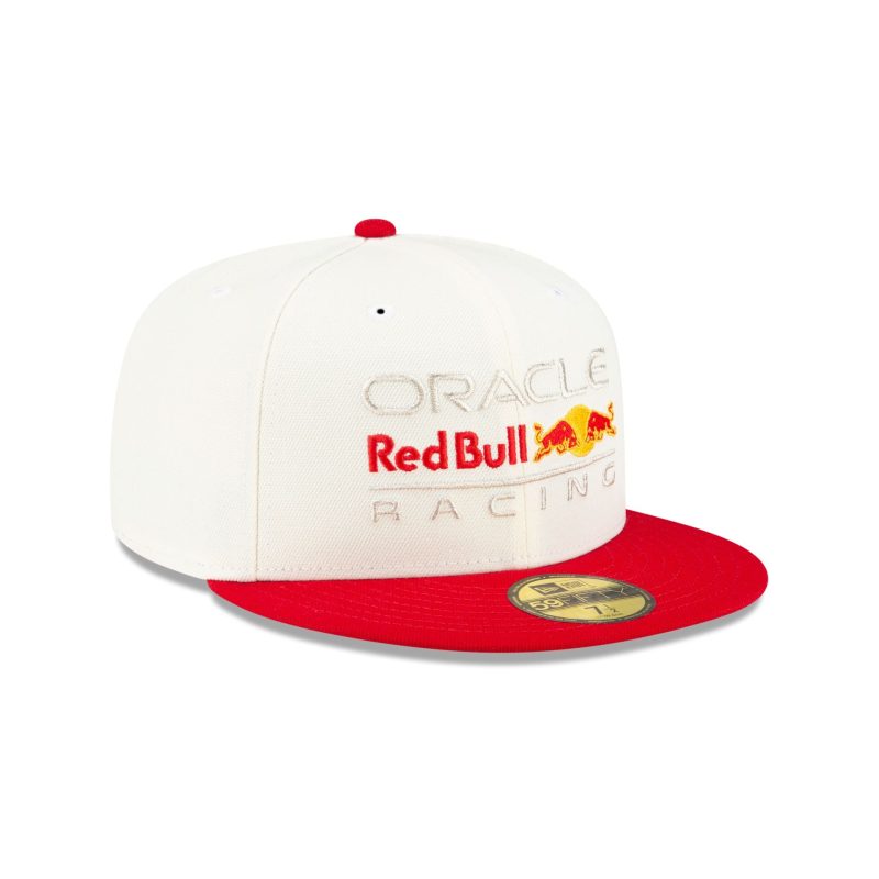 70806135 59FIFTY REDBULLBASICS REDBULF1 WHT 3QR