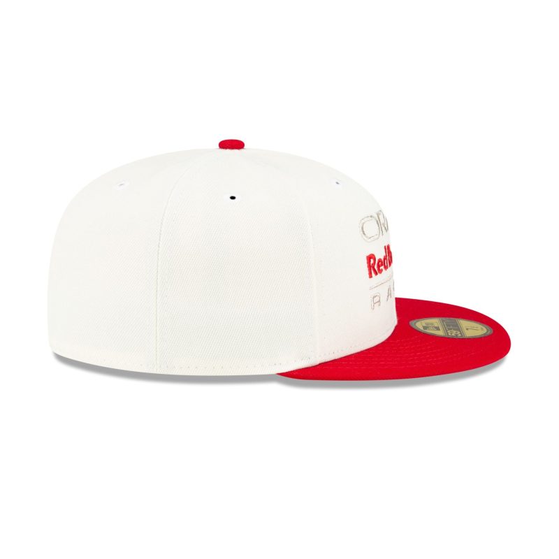 70806135 59FIFTY REDBULLBASICS REDBULF1 WHT RSIDE