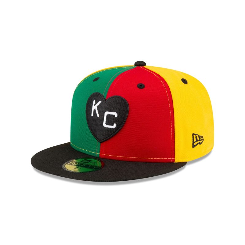 70828754 59FIFTY JUSTCAPSNEGROLEAGUE KANMON MULTI 3QL