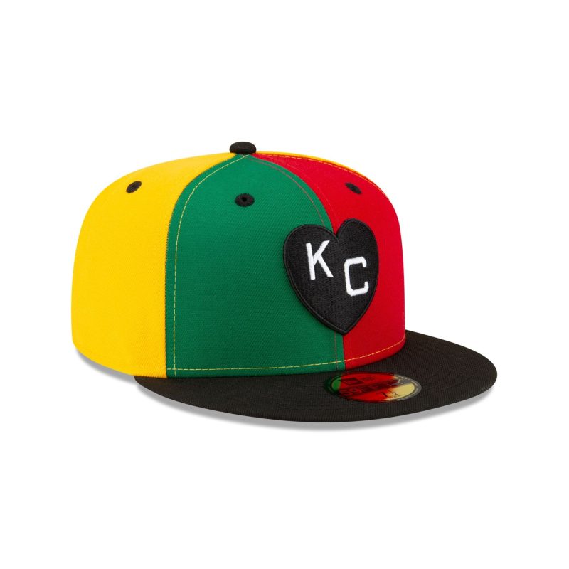 70828754 59FIFTY JUSTCAPSNEGROLEAGUE KANMON MULTI 3QR