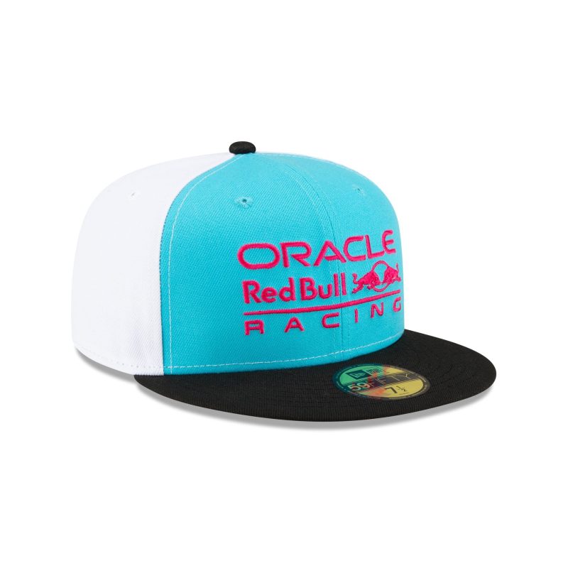 70846028 59FIFTY MIAMI24 REDBULL WHT 3QR