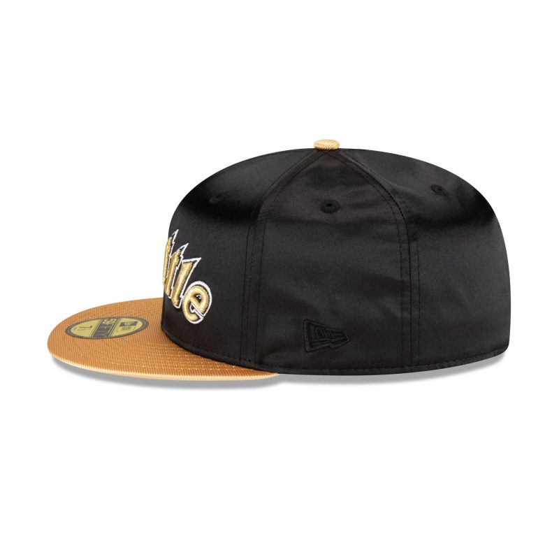 70851967 59FIFTY METALLICGOLD SEAMARCO BLK LSIDE