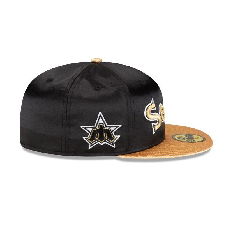 70851967 59FIFTY METALLICGOLD SEAMARCO BLK RSIDE