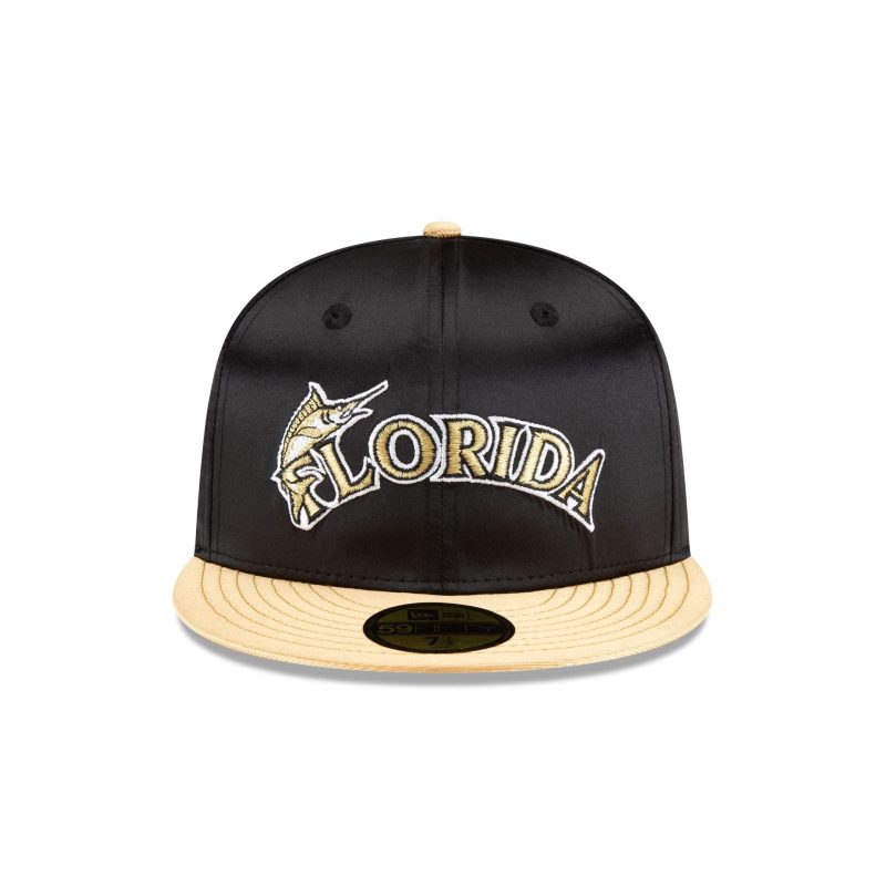 70851984 59FIFTY METALLICGOLD FLOMARCO BLK F