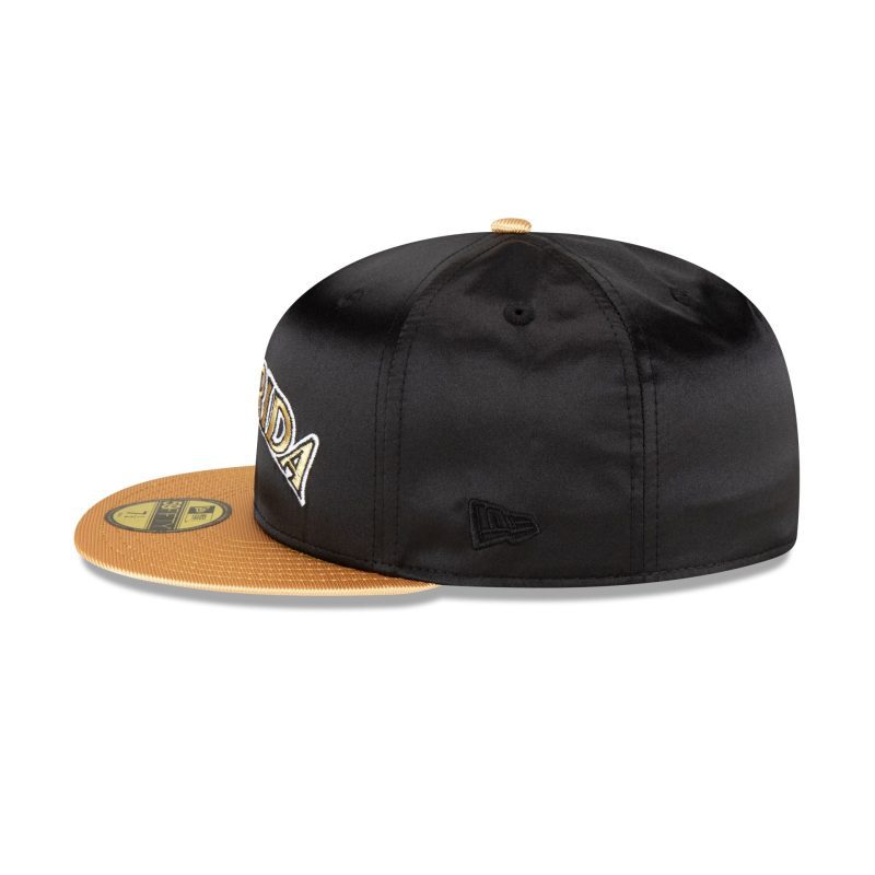 70851984 59FIFTY METALLICGOLD FLOMARCO BLK LSIDE