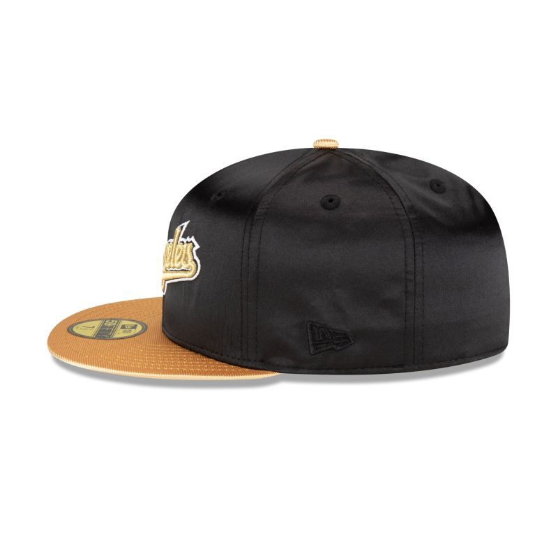 70852083 59FIFTY METALLICGOLD LOSDODCO BLK LSIDE