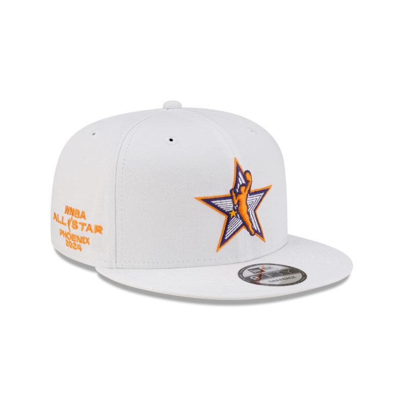 70853939 9FIFTY WNBAASG24 WNBALOG WHITE 3QR