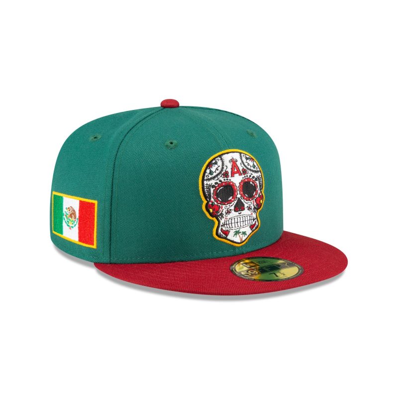 70854515 59FIFTY SUGARSKULL ANAANG GRN 3QR