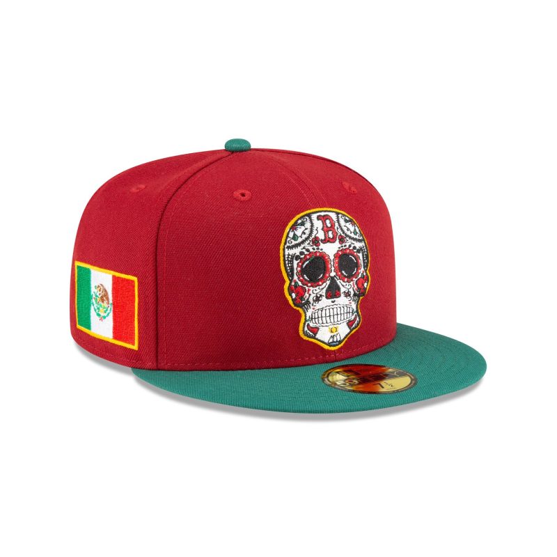 70854531 59FIFTY SUGARSKULL BOSRED SCA 3QR