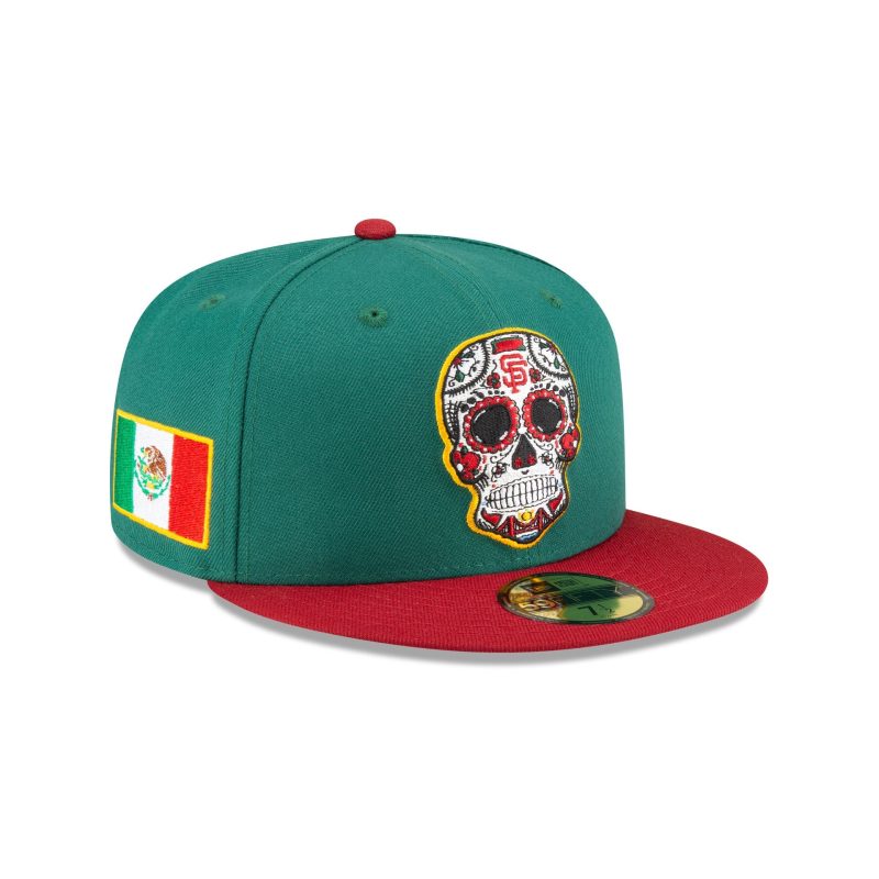 70854537 59FIFTY SUGARSKULL SAFGIA GRN 3QR