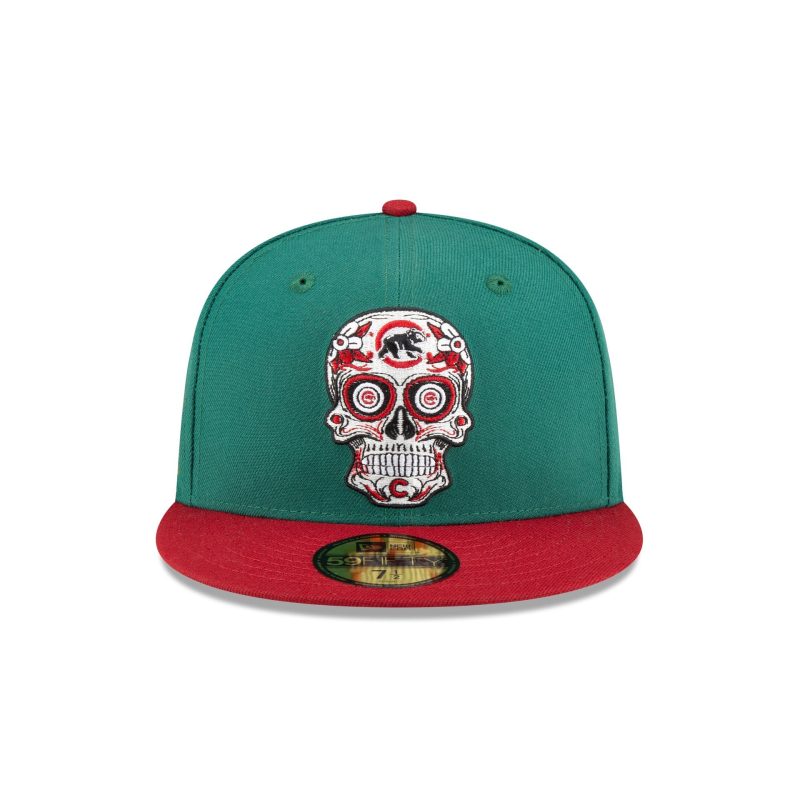 70854540 59FIFTY SUGARSKULL CHICUB GRN F