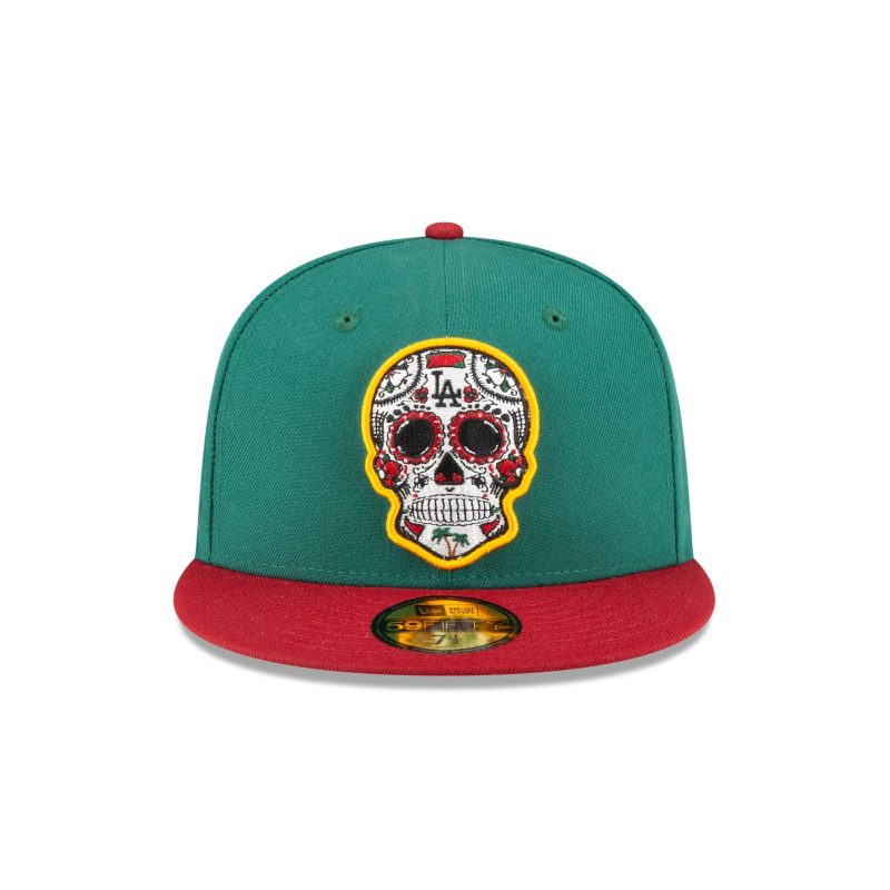 70854544 59FIFTY SUGARSKULL LOSDOD GRN F