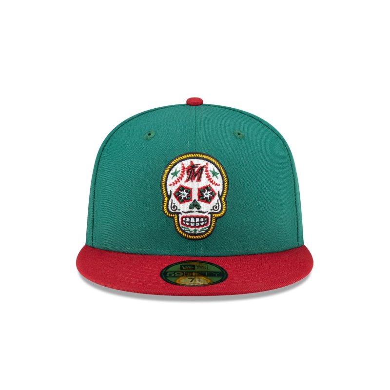 70854720 59FIFTY SUGARSKULL MIAMAR GRN F