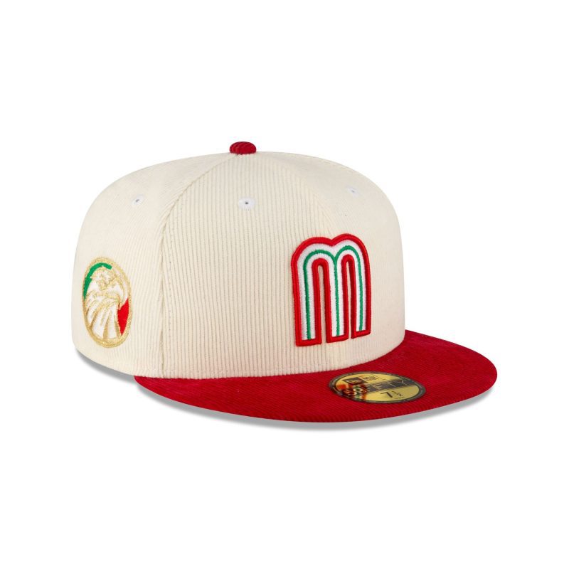 70856576 59FIFTY MEXICOMCORD24 WHT 3QR