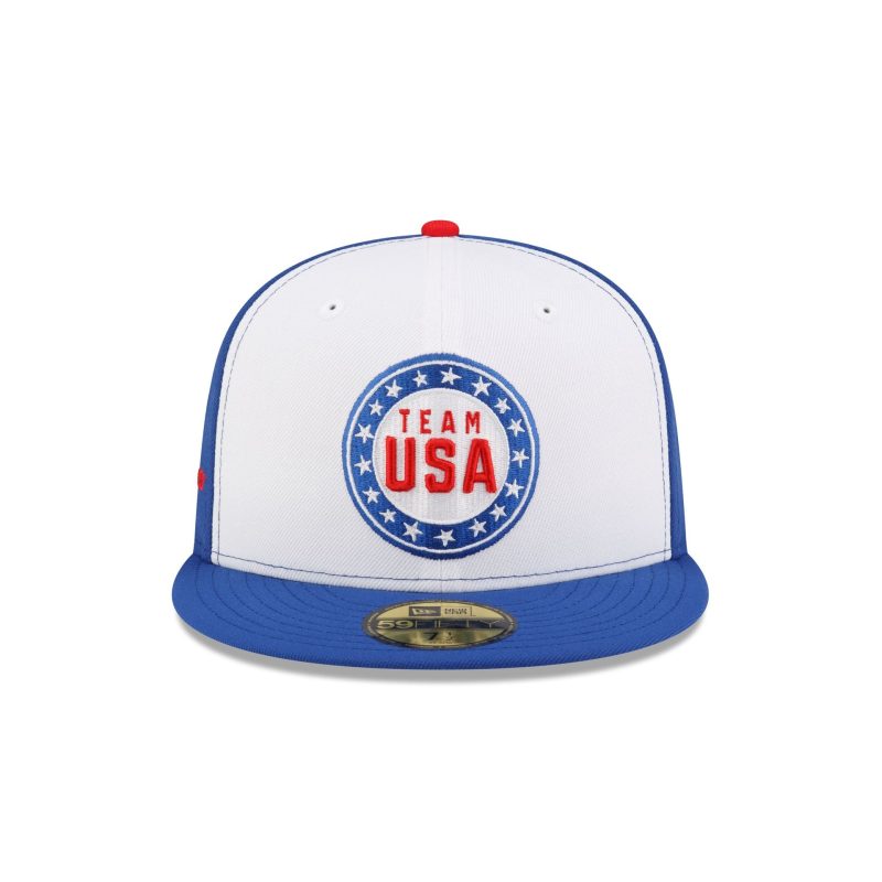 70859046 59FIFTY LOONEYTUNESXOLYMPICS TEAMUSA WHITE F