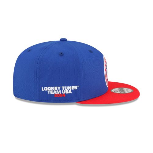 70859057 9FIFTY LOONEYTUNESXOLYMPICS TEAMUSA BLUE RSIDE