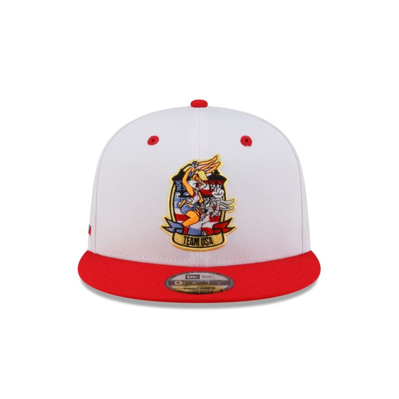 70859081 9FIFTY LOONEYTUNESXOLYMPICS BUGS 20LOLA WHITE F