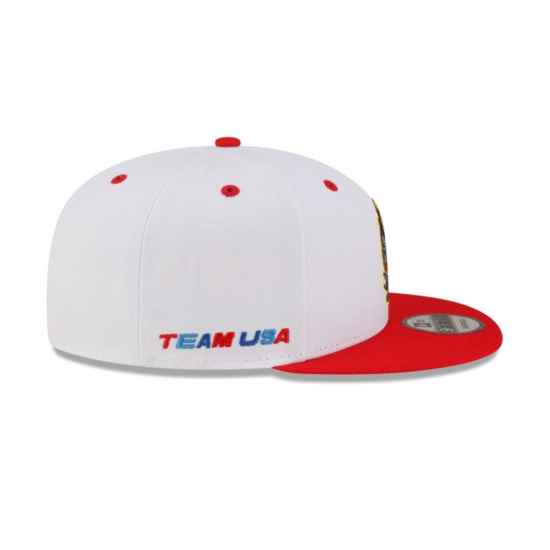 70859081 9FIFTY LOONEYTUNESXOLYMPICS BUGS 20LOLA WHITE RSIDE