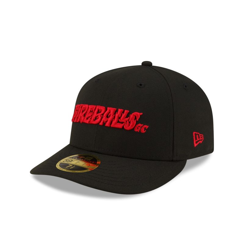 70859908 LP59FIFTY LIVGOLFLP5950 FIREBALLS BLACK 3QL 1