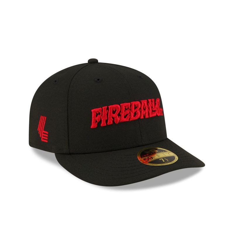 70859908 LP59FIFTY LIVGOLFLP5950 FIREBALLS BLACK 3QR