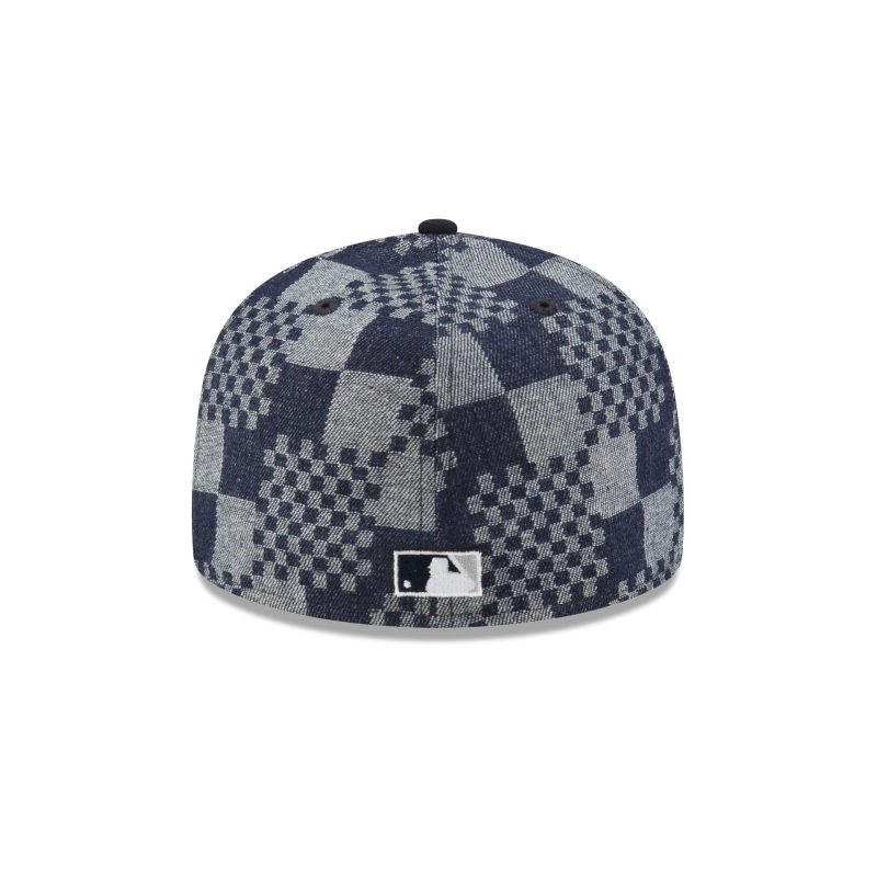 70863540 59FIFTY MLBPATTERNDENIM TEXRANCO BLACK R