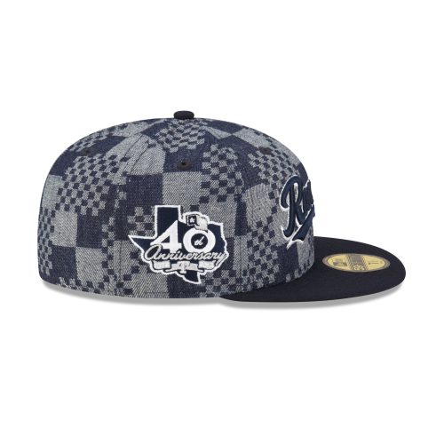 70863540 59FIFTY MLBPATTERNDENIM TEXRANCO BLACK RSIDE