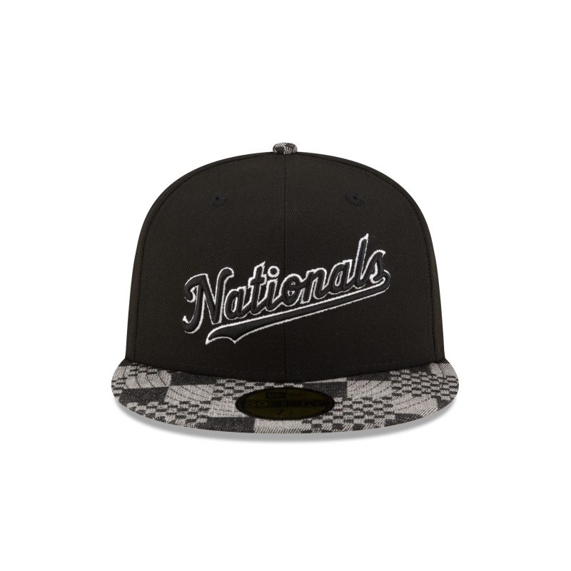 70863993 59FIFTY MLBPATTERNDENIM WASNATCO BLACK F