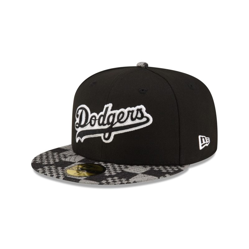 70864013 59FIFTY MLBPATTERNDENIM LOSDODCO BLACK 3QL