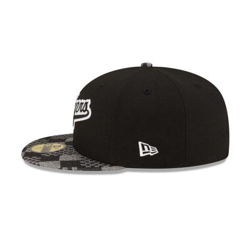 70864013 59FIFTY MLBPATTERNDENIM LOSDODCO BLACK LSIDE