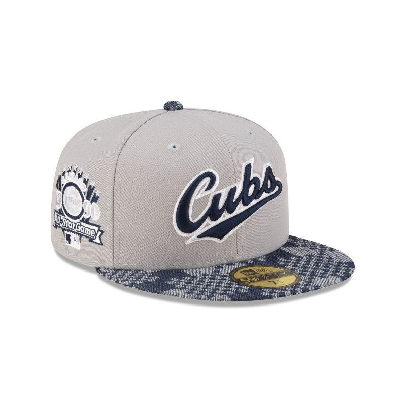 70864286 59FIFTY MLBPATTERNDENIM CHICUBCO GRAY 3QR