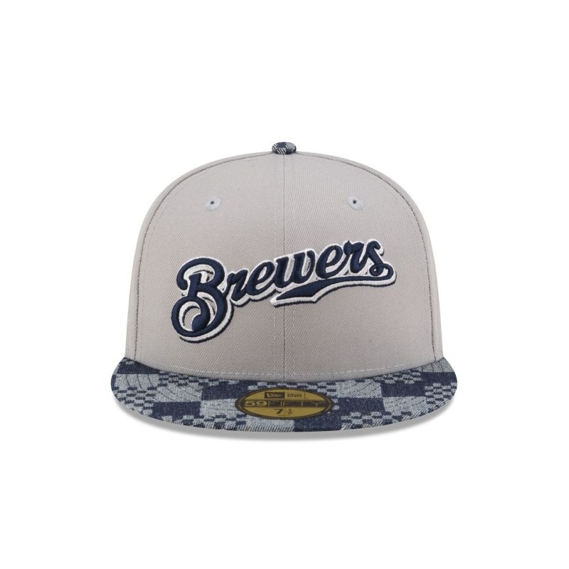 70864287 59FIFTY MLBPATTERNDENIM MILBRECO GRAY F