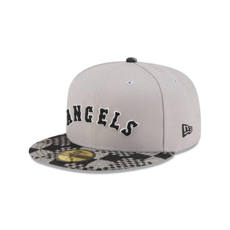 70864288 59FIFTY MLBPATTERNDENIM LOSANGCO GRAY 3QL