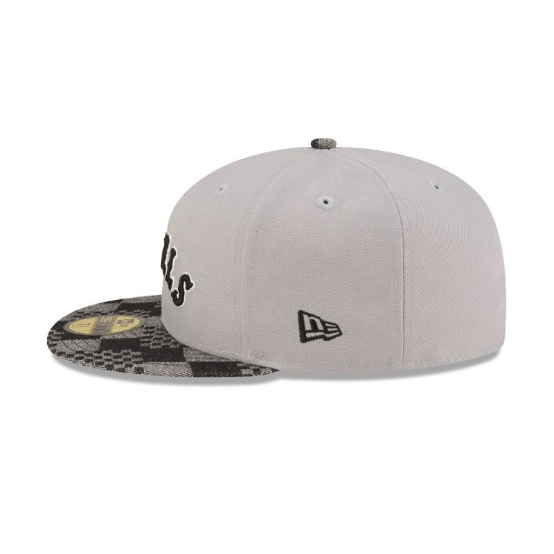 70864288 59FIFTY MLBPATTERNDENIM LOSANGCO GRAY LSIDE