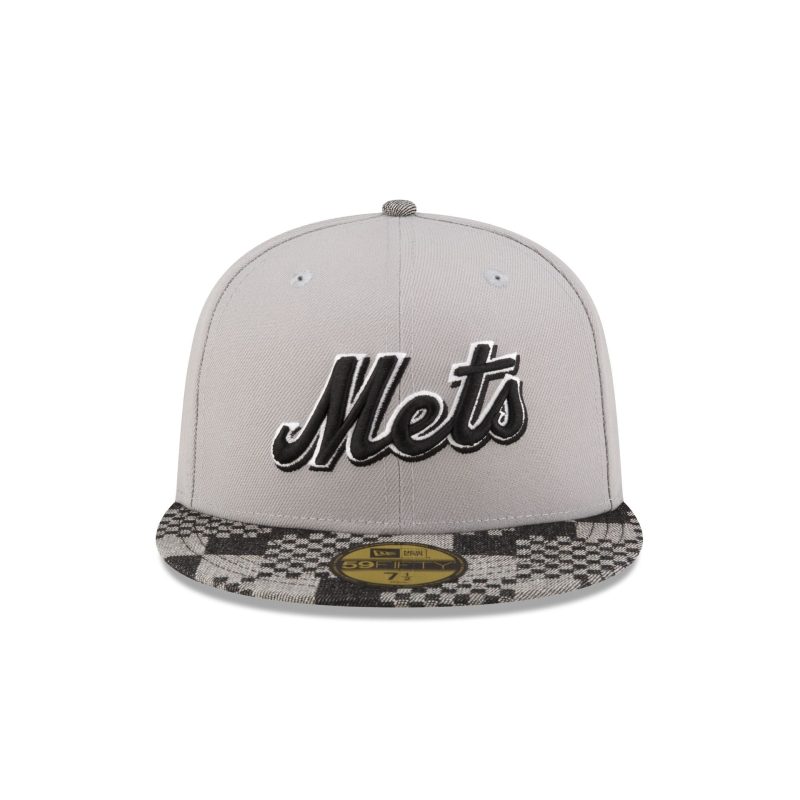 70864290 59FIFTY MLBPATTERNDENIM NEYMETCO GRAY F