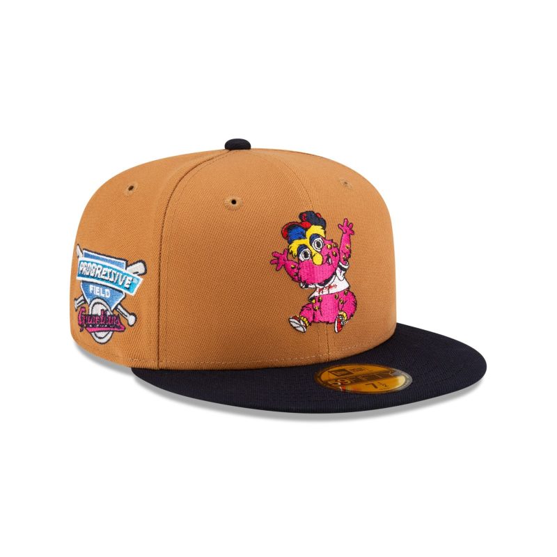 70873135 59FIFTY MLBMINIMASCOT CLEGUA BRN 3QR 1