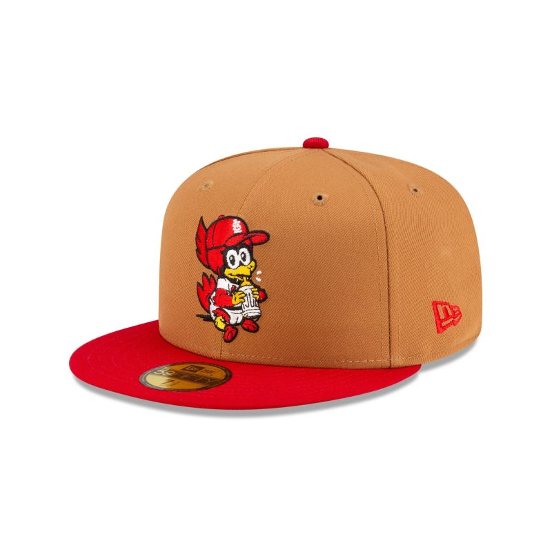 70873147 59FIFTY MLBMINIMASCOT STLCAR BRN 3QL