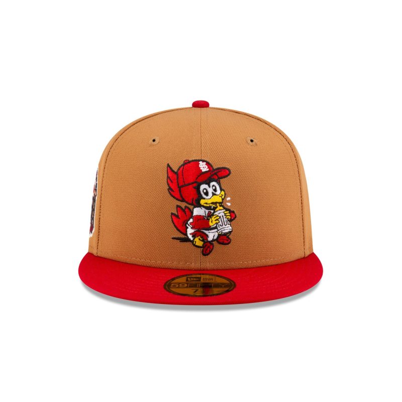 70873147 59FIFTY MLBMINIMASCOT STLCAR BRN F 1