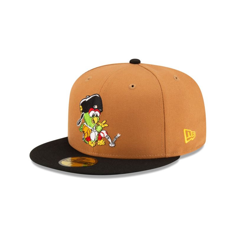 70873152 59FIFTY MLBMINIMASCOT PITPIRCO BRN 3QL