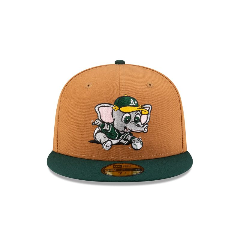 70873170 59FIFTY MLBMINIMASCOT OAKATH BRN F