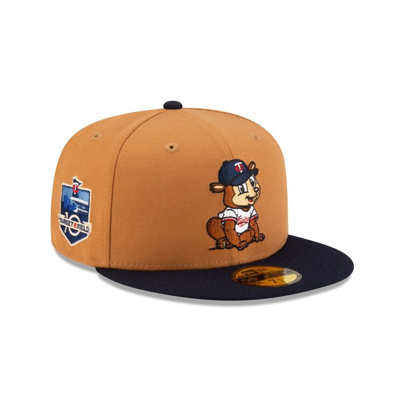 70873191 59FIFTY MLBMINIMASCOT MINTWICO BRN 3QR