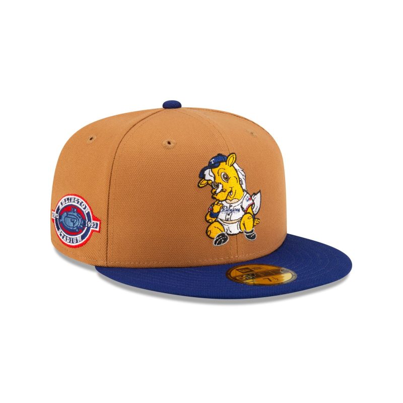 70873192 59FIFTY MLBMINIMASCOT TEXRANCO BRN 3QR