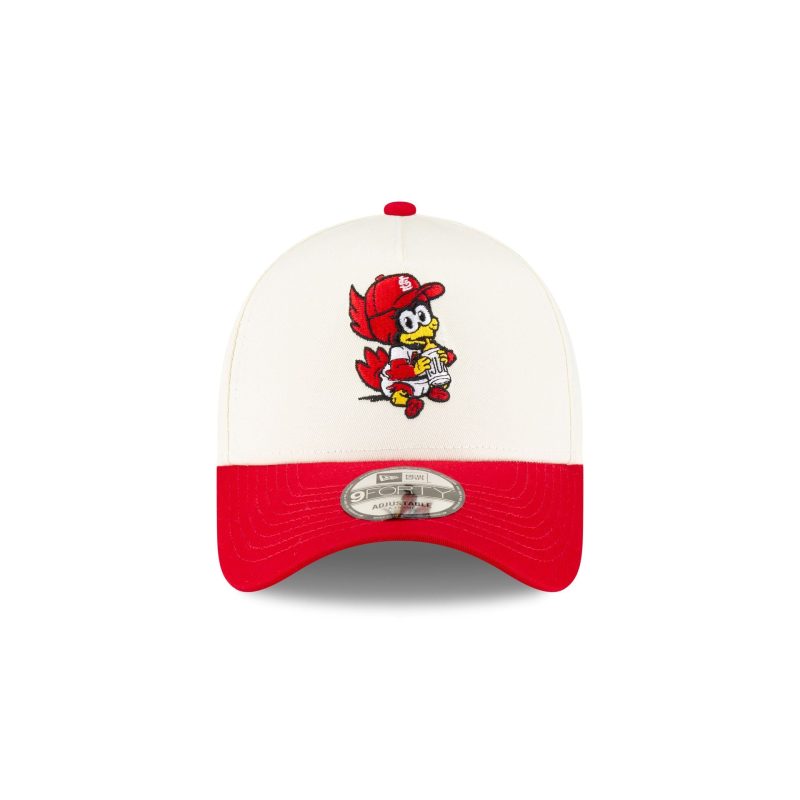 70873764 9FORTYAF MLBMINIMASCOT STLCAR WHT F