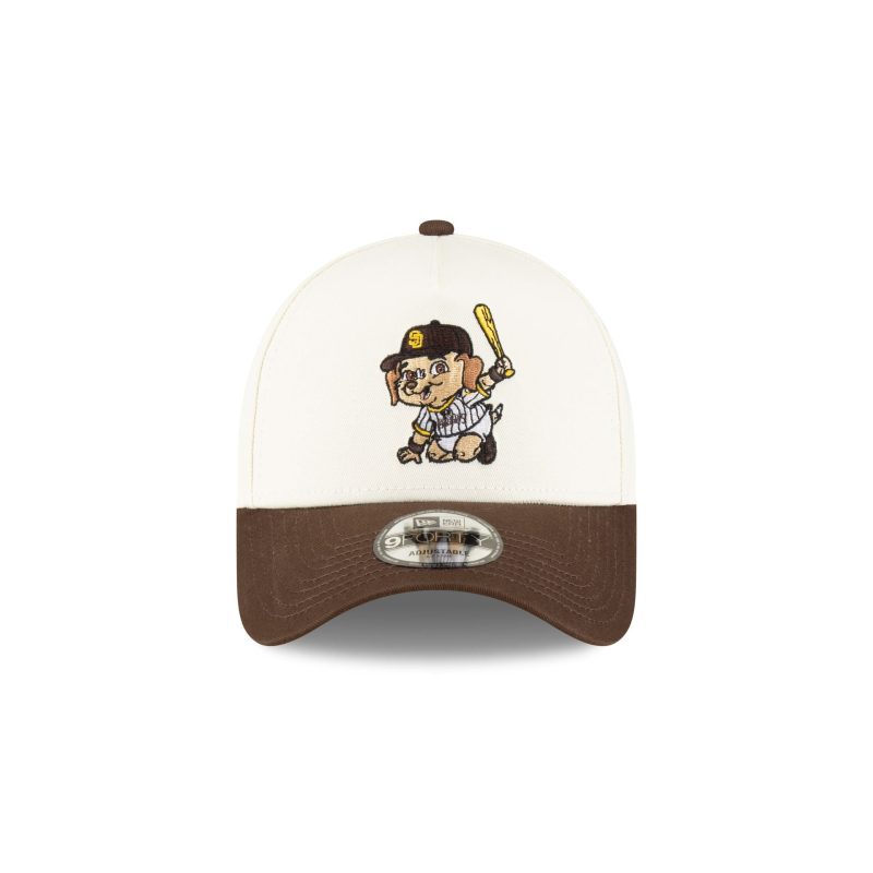 70873771 9FORTYAF MLBMINIMASCOT SADPAD WHT F